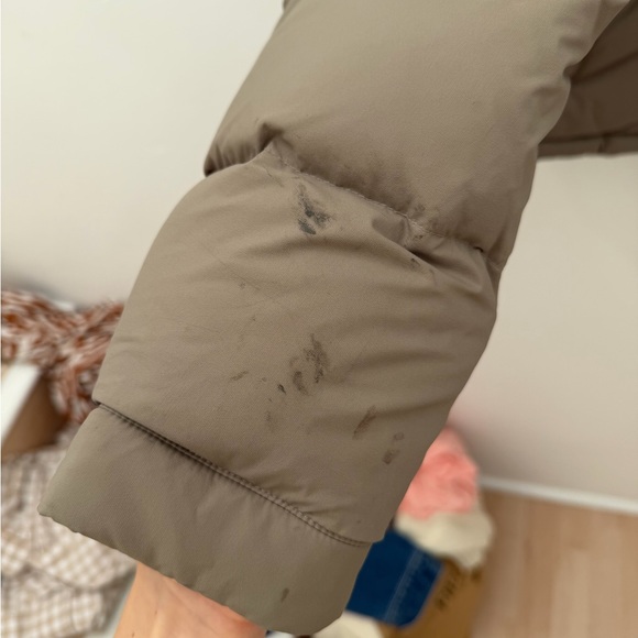 Aritzia Super Puff Short Puffer Jacket — Taupe Gray - Picture 5 of 6